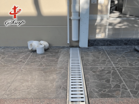 รับวางระบบรางระบายน้ำสแตนเลสเกรดดี